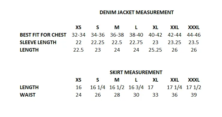 SLAY. Women's Blue & White Colorblock Denim Jacket & Jeans Co-ord Set