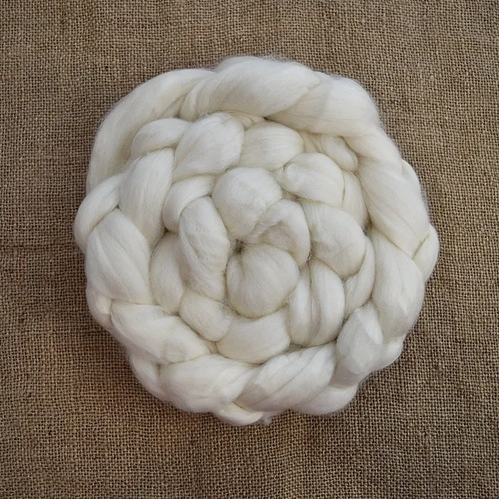 Tasmanian Merino Wool Combed Top Superfine Non Mulesed 18.5 micron 1 Kilo