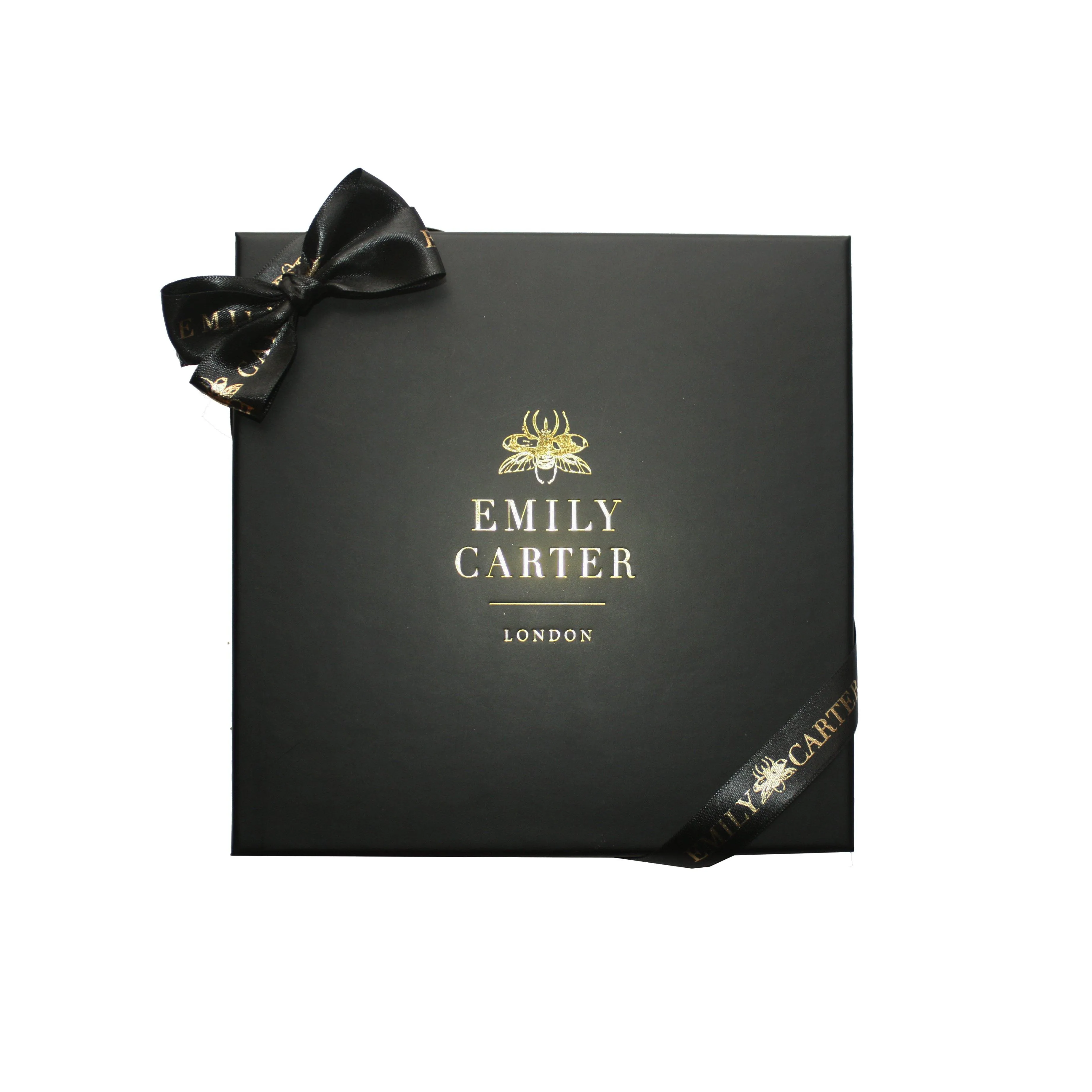 The Dahlia Bouquet Silk Scarf - Indigo | 45x45cm
