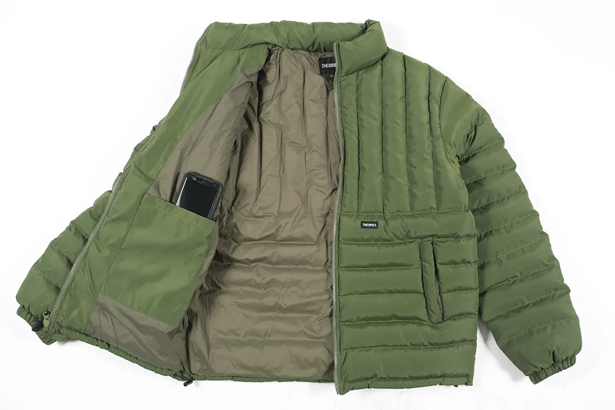 Theories LUDLOW LIGHTWEIGHT PUFFER JACKET SAGE
