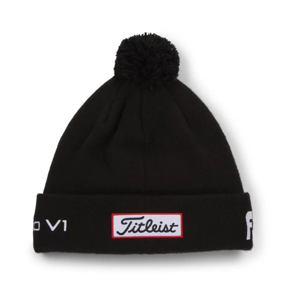 Titleist Tour Pom Pom Golf Beanie Hat 2024