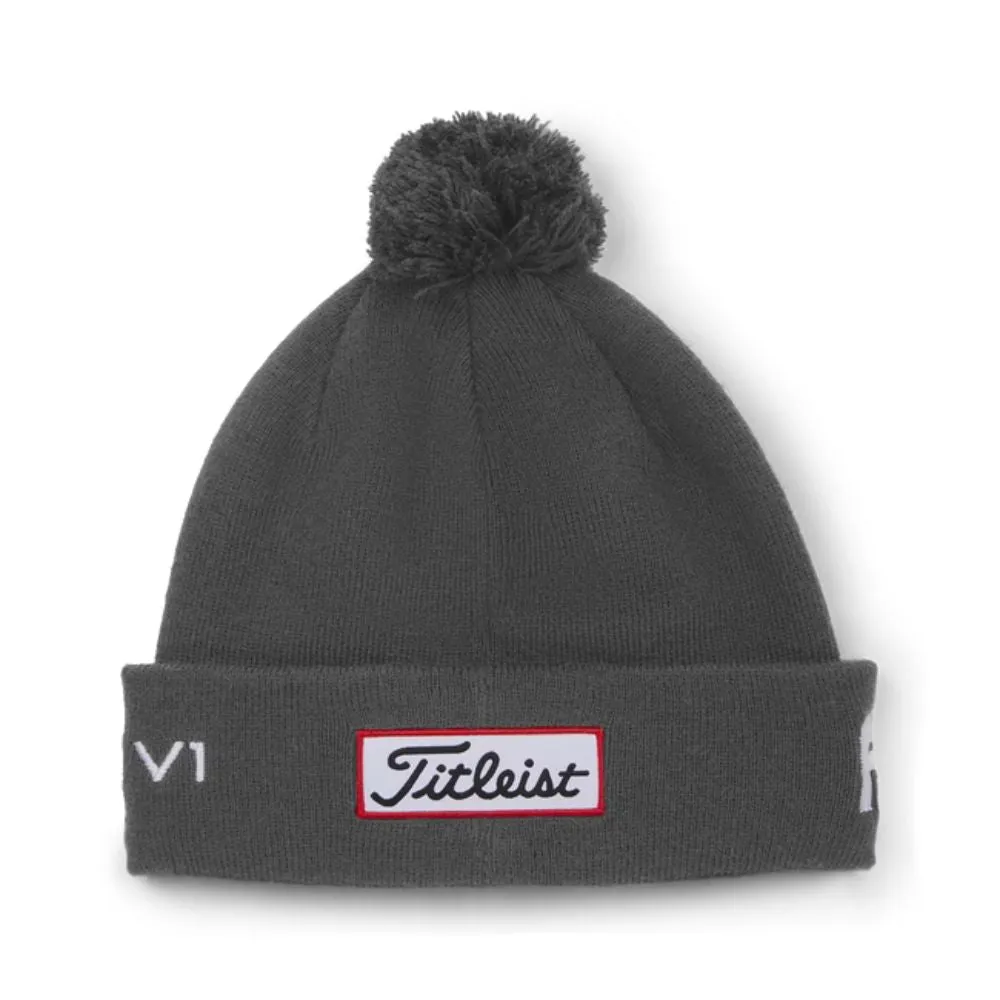 Titleist Tour Pom Pom Golf Beanie Hat 2024