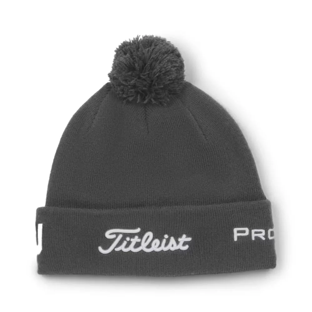 Titleist Tour Pom Pom Golf Beanie Hat 2024