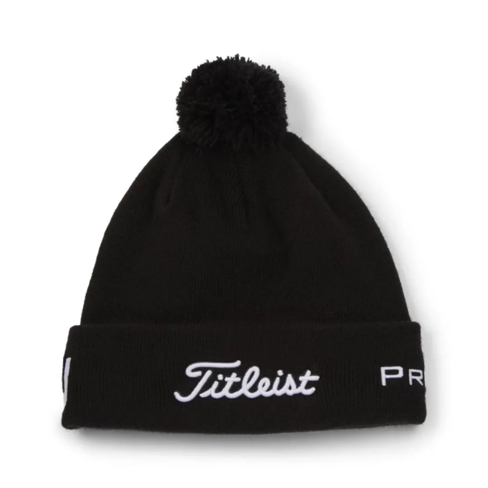 Titleist Tour Pom Pom Golf Beanie Hat 2024