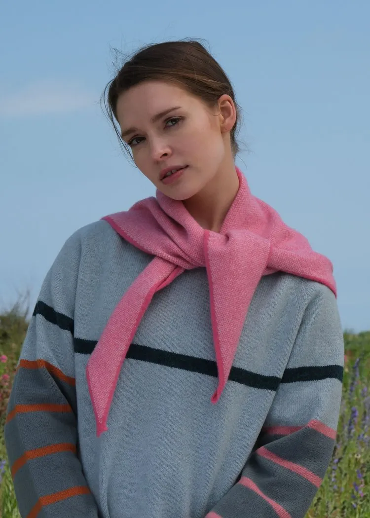 Triangle Scarf - Nougat Pink