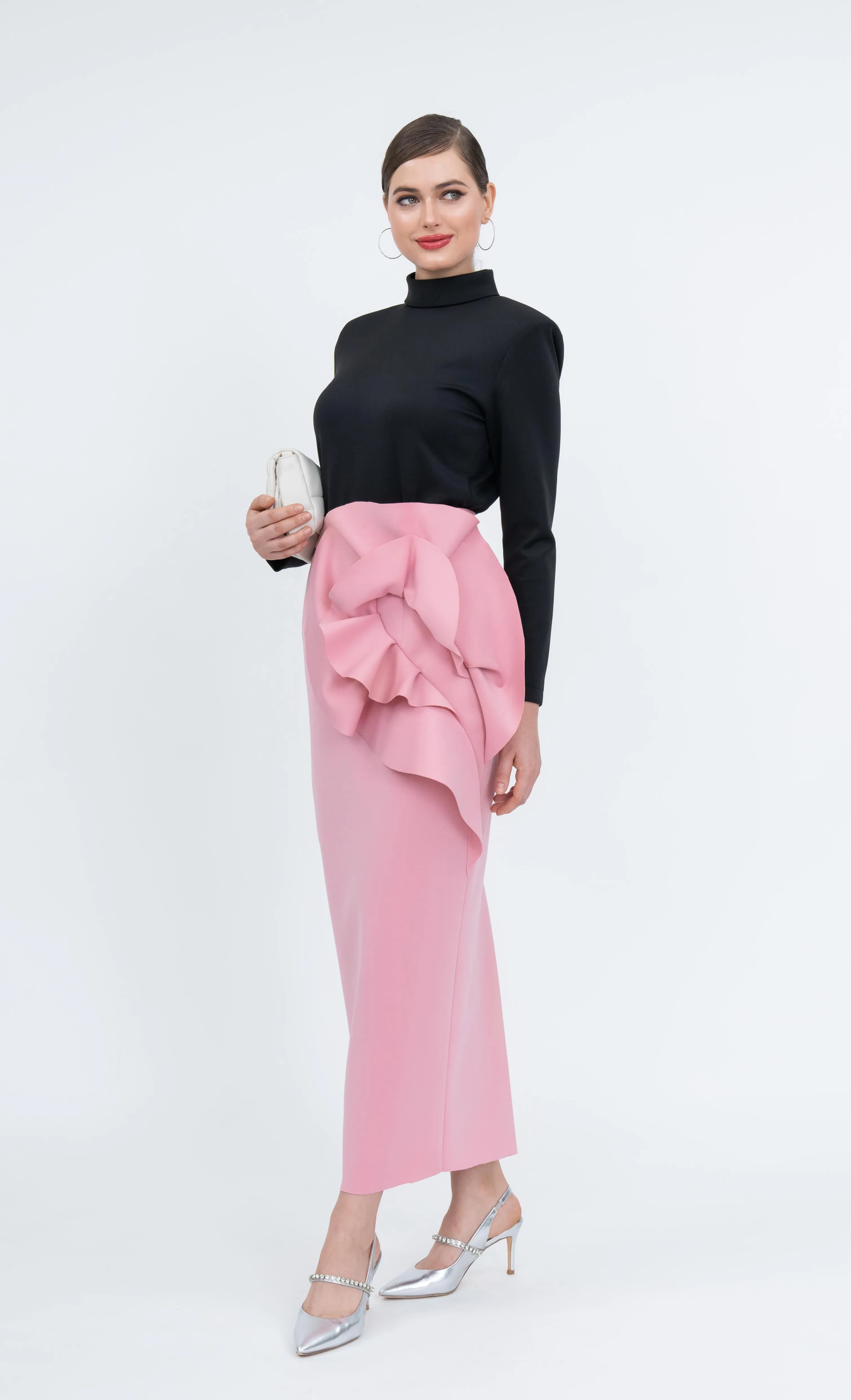 Vera Skirt in Bridal Rose