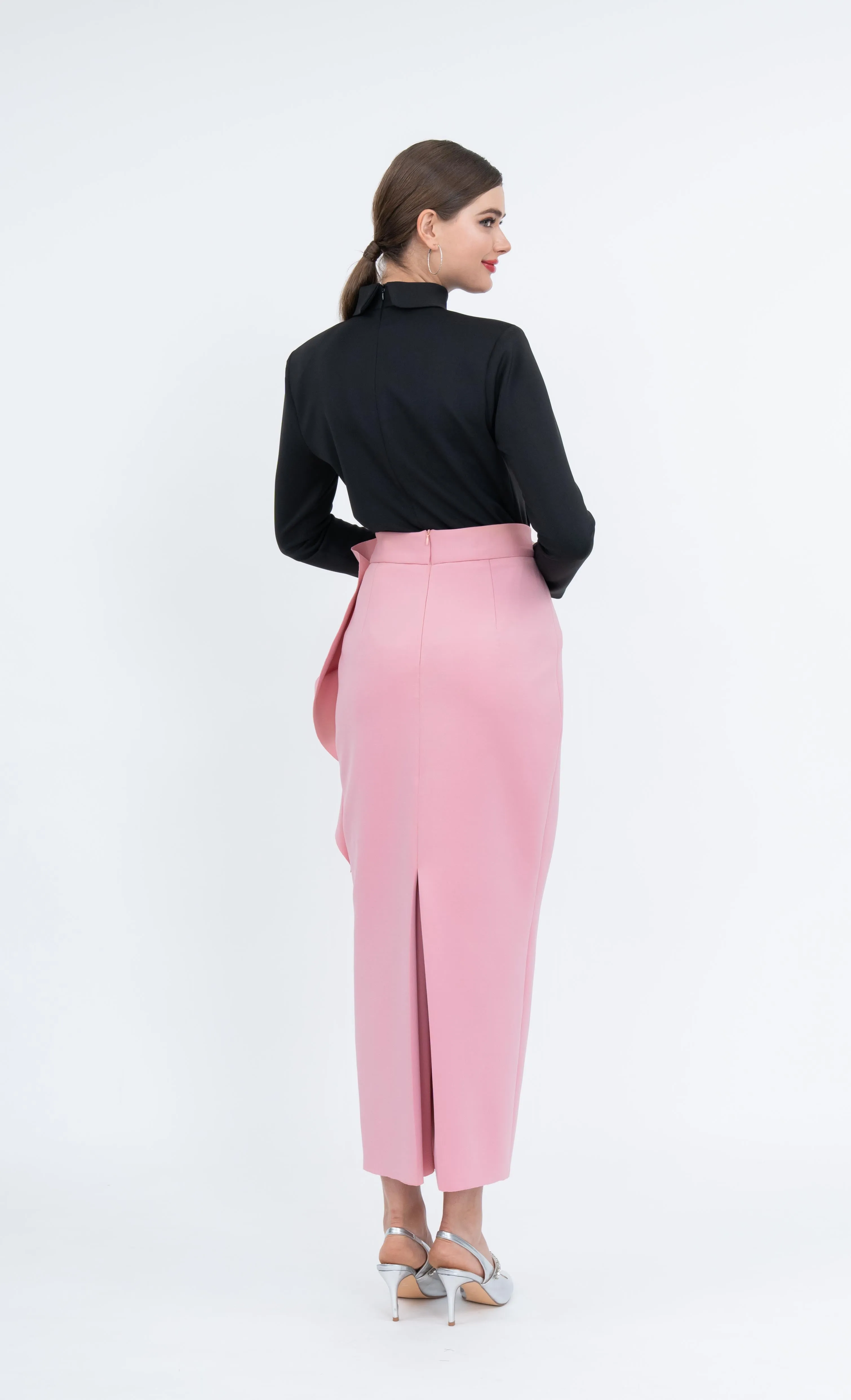 Vera Skirt in Bridal Rose