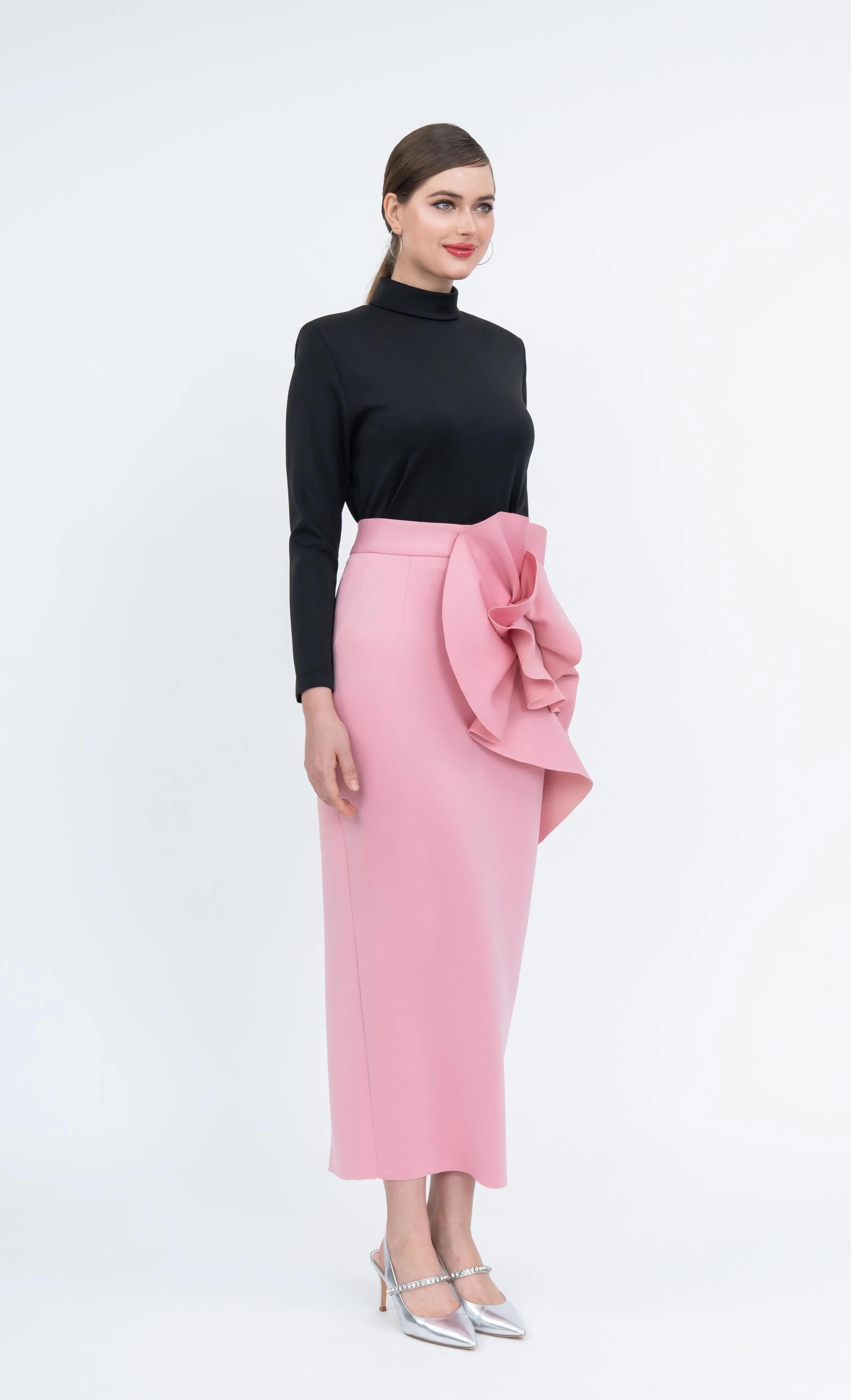 Vera Skirt in Bridal Rose