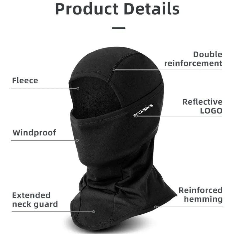 Winter Cycling Mask Fleece Thermal Keep Warm Windproof Cycling Face Mask Balaclava Ski Mask Fishing Skiing Hat Headwear