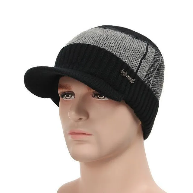 Winter Hats For Men Skullies Beanie Hat Balaclava Mask Gorras Bonnet Knitted Hat